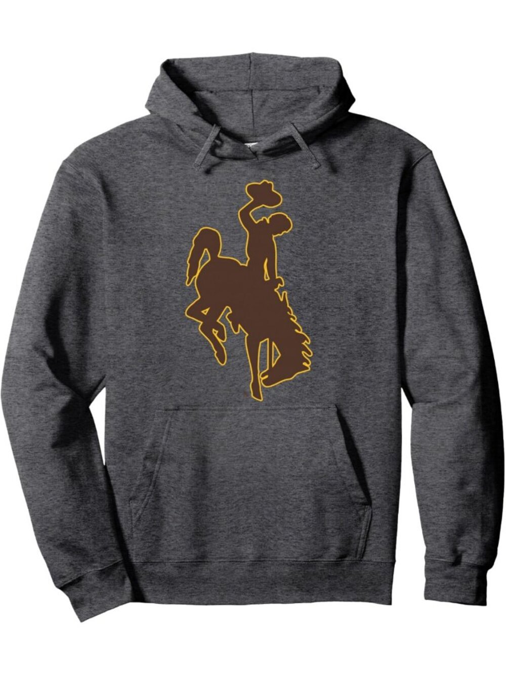 Men's Wyoming Cowboys Pullover Hoodie | Cozy Iconic Sweatshirt for Game Day